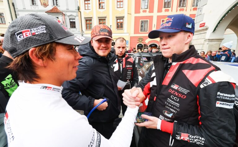 Toyota-kuskilta melkoinen ele Kalle Rovanperälle