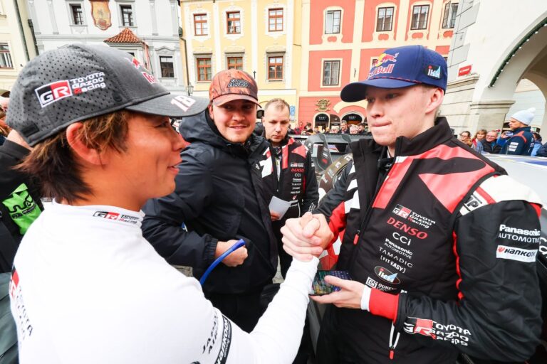 Toyota-kuskilta melkoinen ele Kalle Rovanperälle
