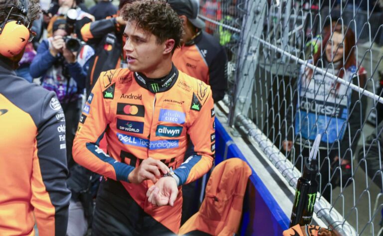Lando Norris sai tuntumaa McLarenin uuteen F1-autoon – reaktio kertoo kaiken