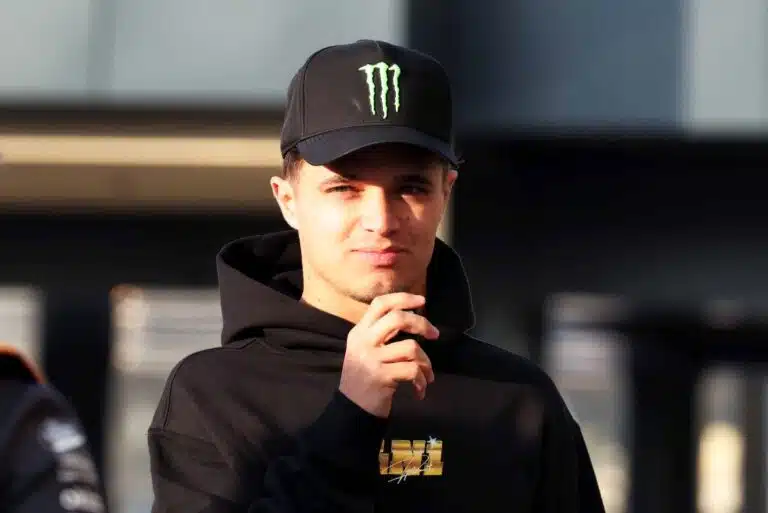 Lando Norris laukoi tylyä tekstiä Max Verstappenille