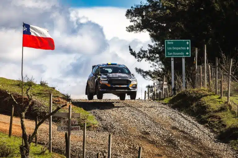 Ruotsalaiskuljettaja Calle Carlberg Chilen MM-rallissa 2026