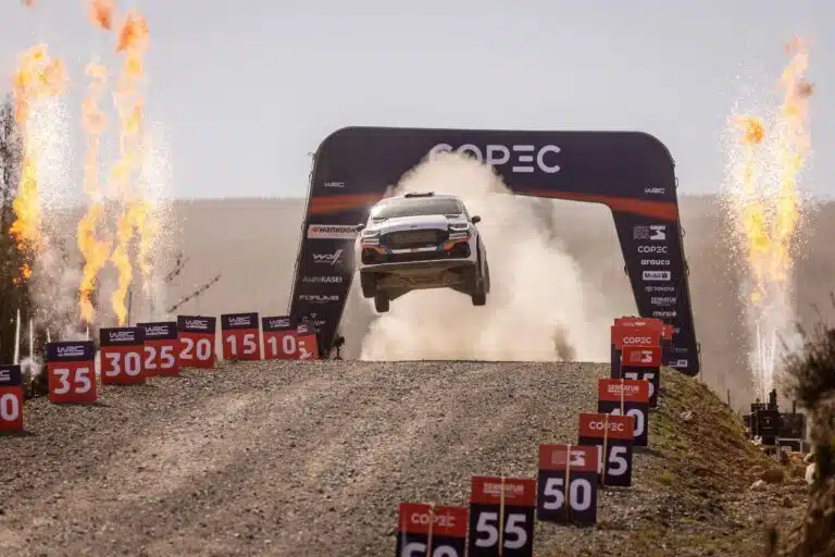 54 Leevi LASSILA, Mikko LUKKA, FORD Fiesta Rally3, action during the 2026 Rally, Chile. , . WRC World Rally Car Championship, from September 10 to 13, 2026 at Talcahuano, Biobio, Chile - Photo Nikos Katikis/DPPI Credit: DPPI Media/Alamy Live News
